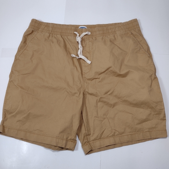 Old Navy Khaki Drawstring Chino Shorts Size (XL) - Picture 13 of 13